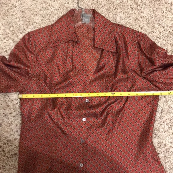 Ann Taylor -Button down Long sleeve blouse -Size 6 - Picture 7 of 13